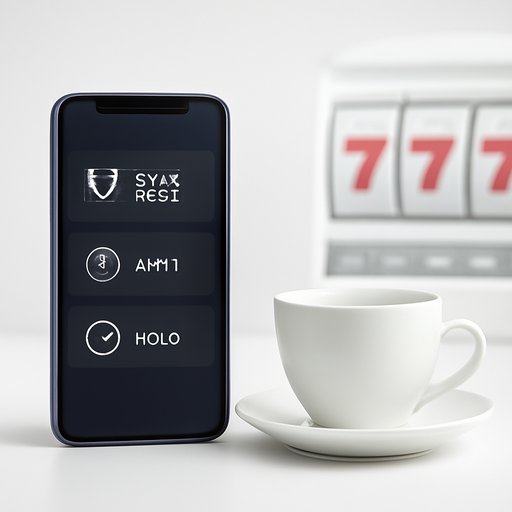 bj77 Tea Cup Beside Phone
