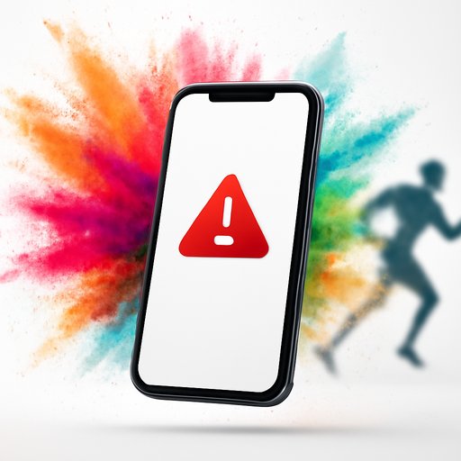 bj77 Alert Message Phone Screen